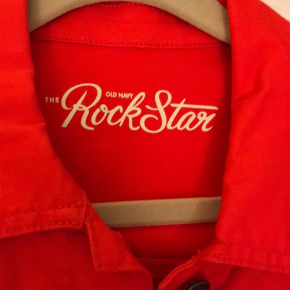 Like New Old Navy Tangerine 🍊 Utility Jacket S/XS - Picture 2 of 8